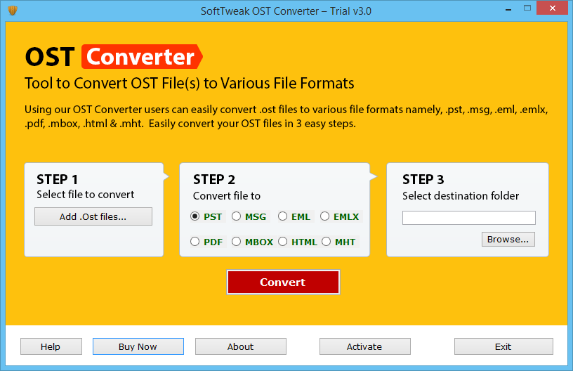 SoftTweak OST Converter software